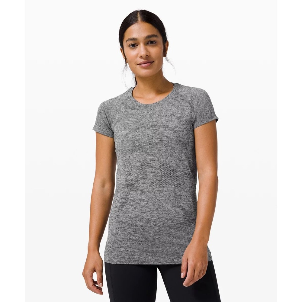 Lululemon Swiftly Tech Short Sleeve 2.0 Shirt Heathered Grey Size 4